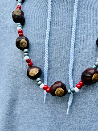 Buckeye Necklace - Double Bead Pattern