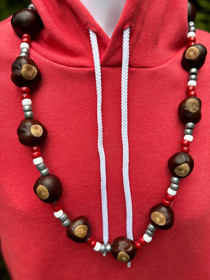 Buckeye Necklace - Double Bead Pattern