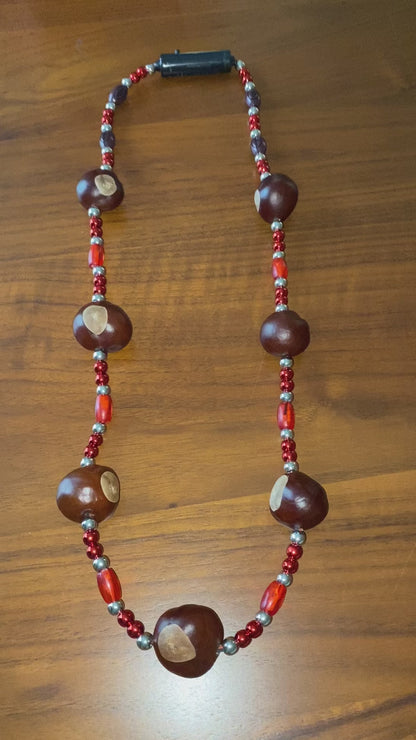 Light-Up Buckeye Necklace